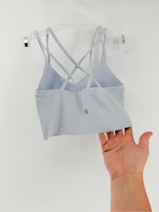 lululemon athletica Other - lululemon athletica Light blue Strappy Sports Bralette Longline best fits Small
